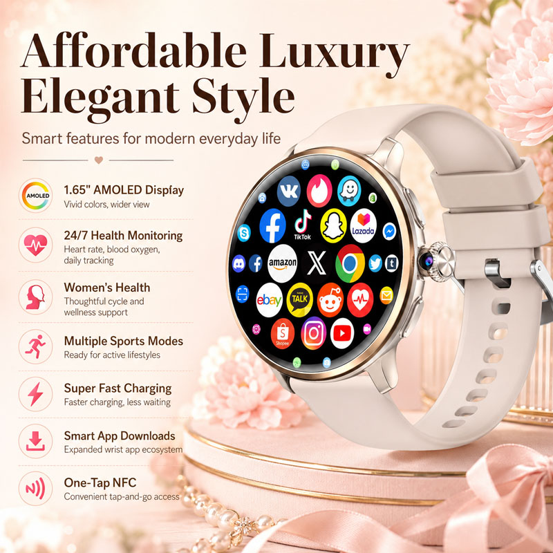 Men'S Fashion App - Jam Tangan Pintar 4G Video Call