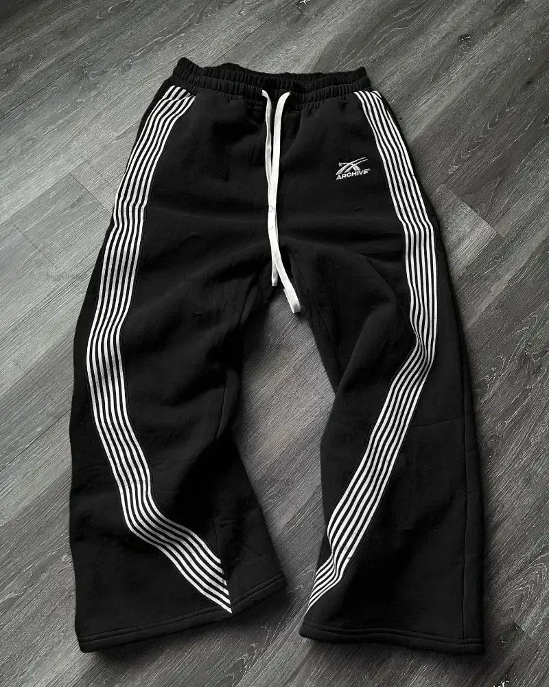 Mens Fashion Camo Pants - Celana Taktis Kasual Camo Hitam Abu-abu