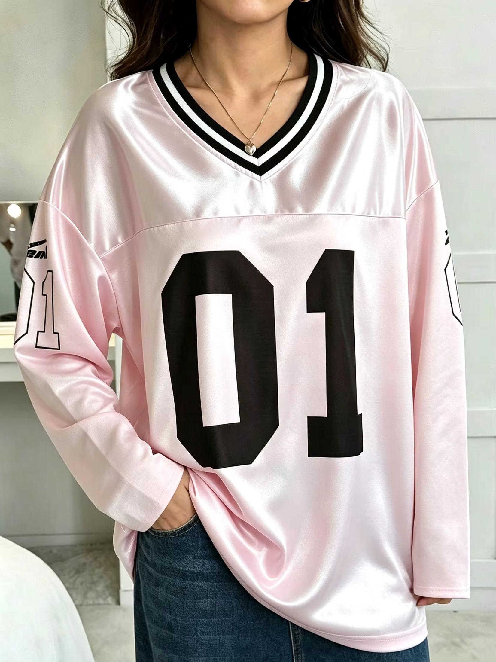 Men'S Fashion - Kaos Lengan Panjang Pria Wanita Vintage