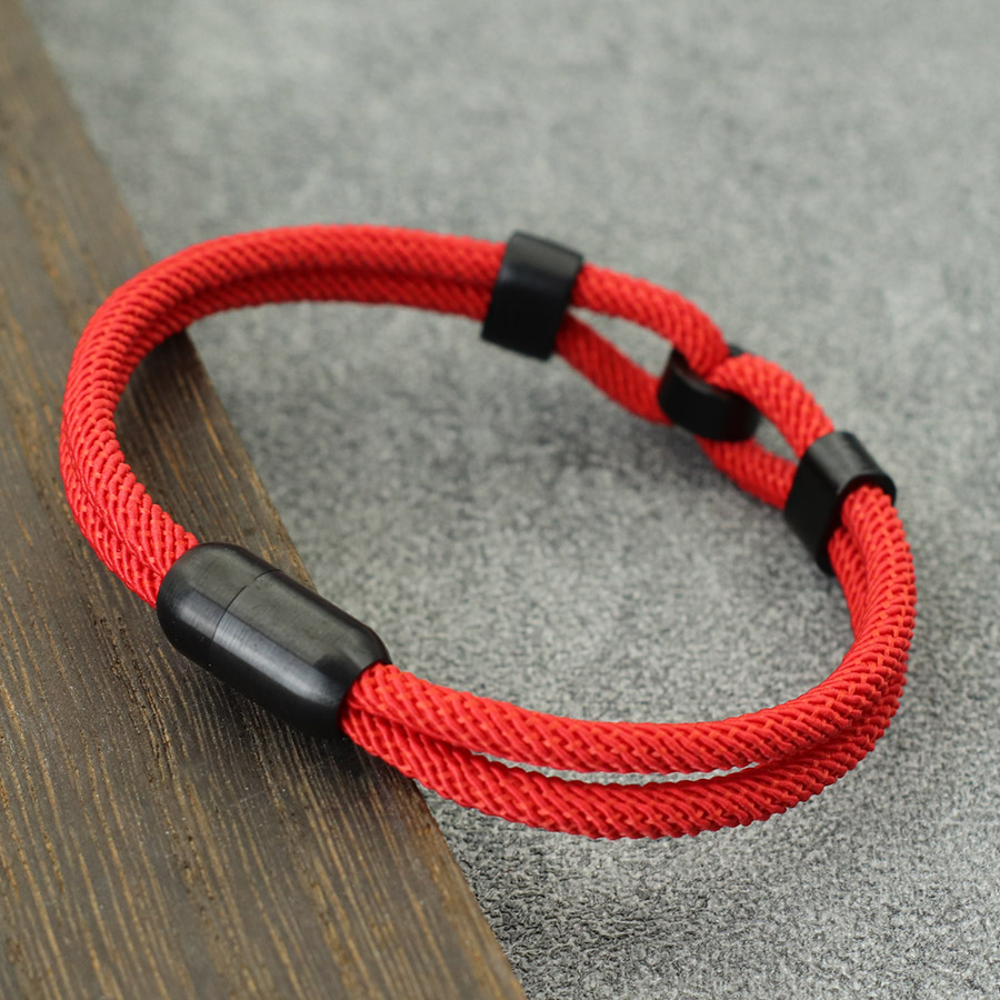 Milan Men'S Fashion - Gelang Pria Tali Milan Klasik Baja