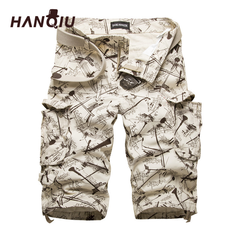Mens Fashion Camo Pants - Celana Pendek Kargo Pria Sumner Cotton