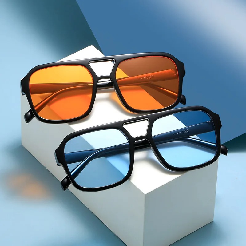 Men'S Fashion Round Glasses - Kacamata Hitam Bingkai Bulat Pc Baru