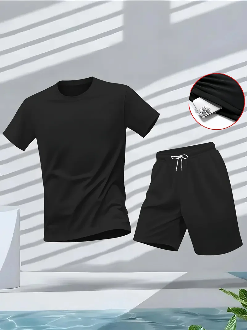Men'S Fashion Essentials - Setelan Pria 2 Potong Set Pakaian