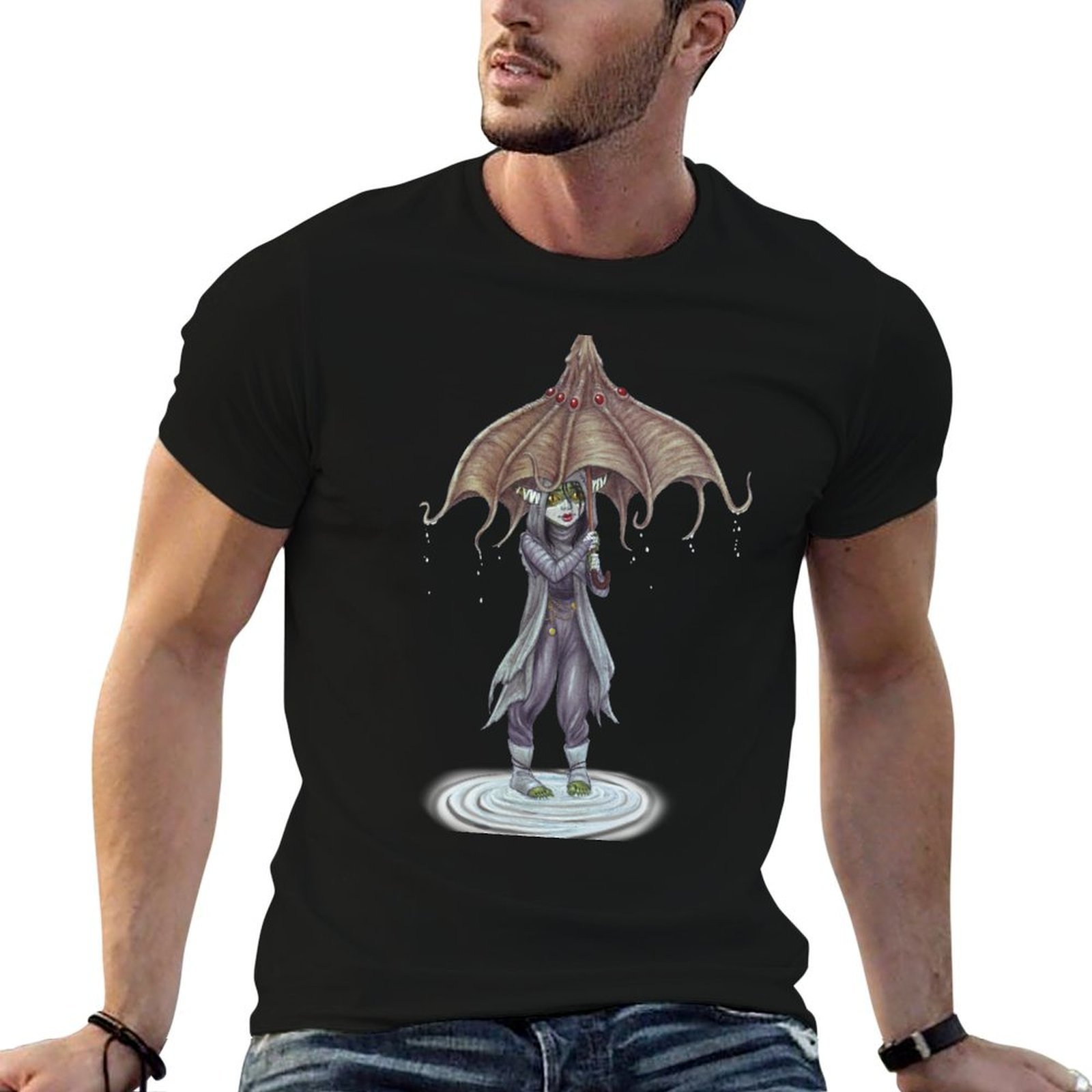 Men'S Fashion Umbrella - Nott n umbrella T-Shirt Kaos Katun