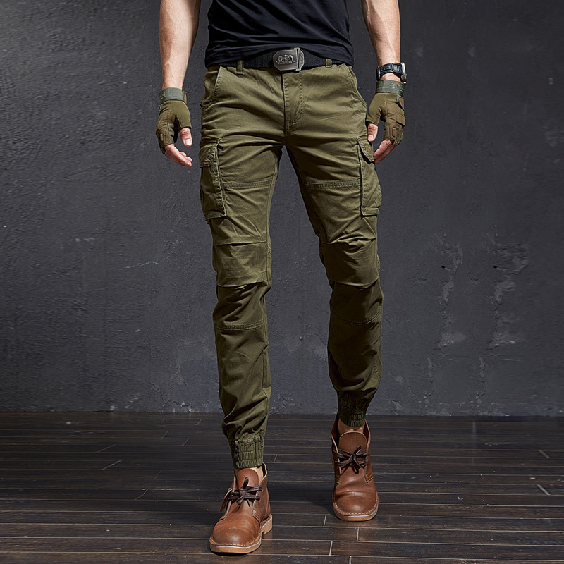 Mens Fashion Camo Pants - Celana kargo taktis pria, celana kargo