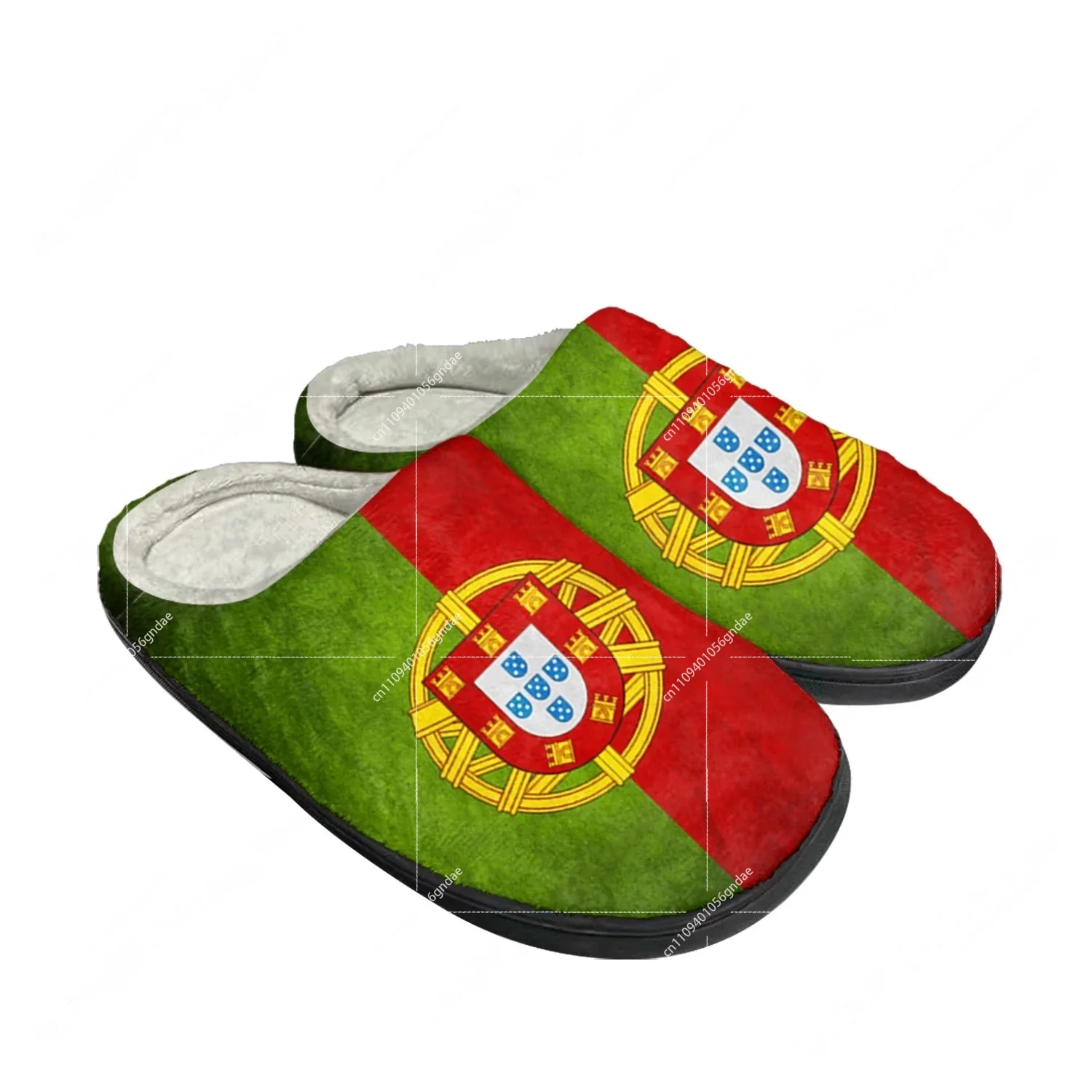 Men'S Fashion For 30 Year Olds - Sandal Rumah Katun Kustom Bendera Portugal,