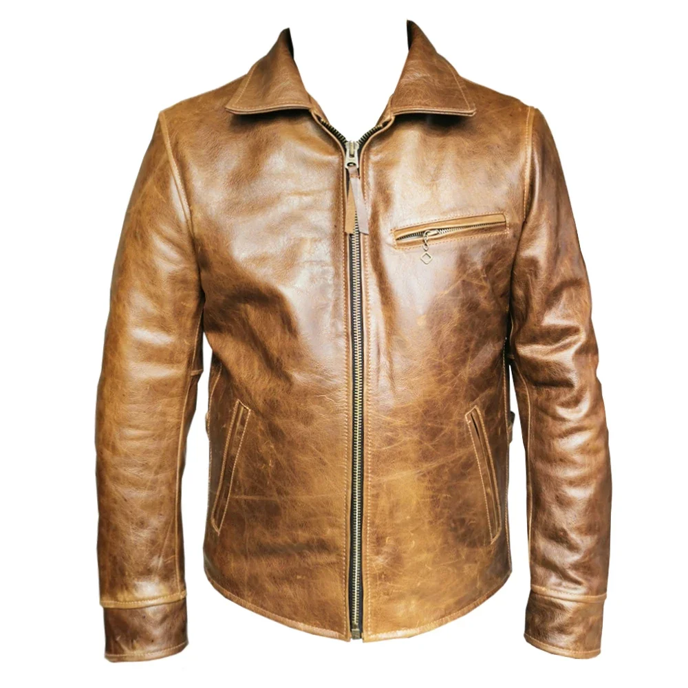Mens Fashion In The 1930S - 1930S jaket kulit pria coklat mode