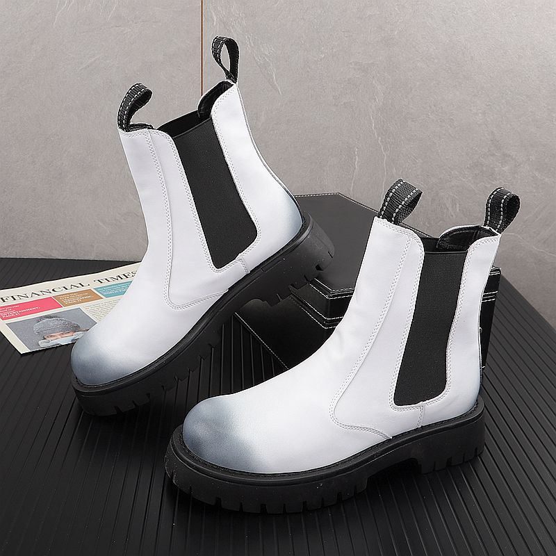 Men'S Fashion Model - Sepatu Bot Kulit Asli Pria Mewah,