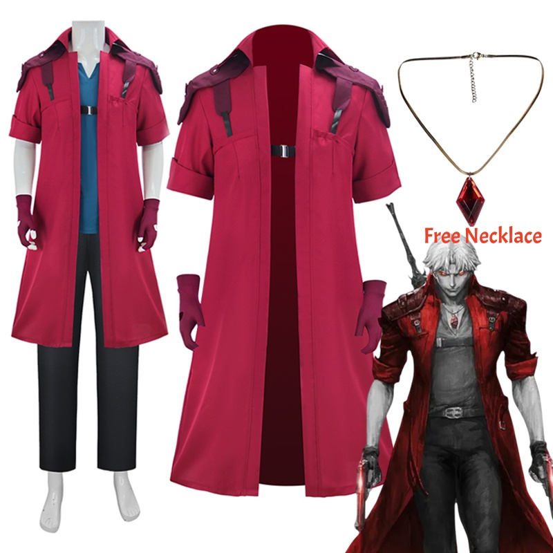 Trench Coat Men - DMC5 Devil May Cry Dante Kostum