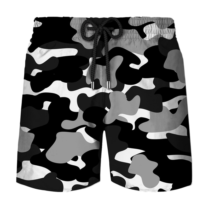Mens Fashion Camo Pants - Celana pendek kamuflase pria, celana pendek