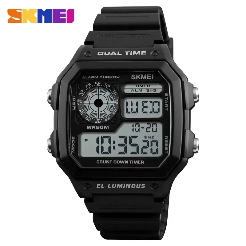 Men'S Fashion Zone - SKMEI jam tangan tali PU pria,