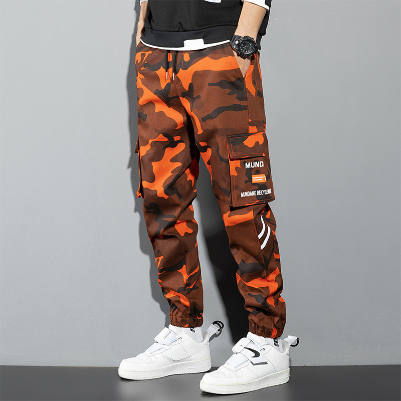 Mens Fashion Camo Pants - Celana kargo pria, celana kargo Hip