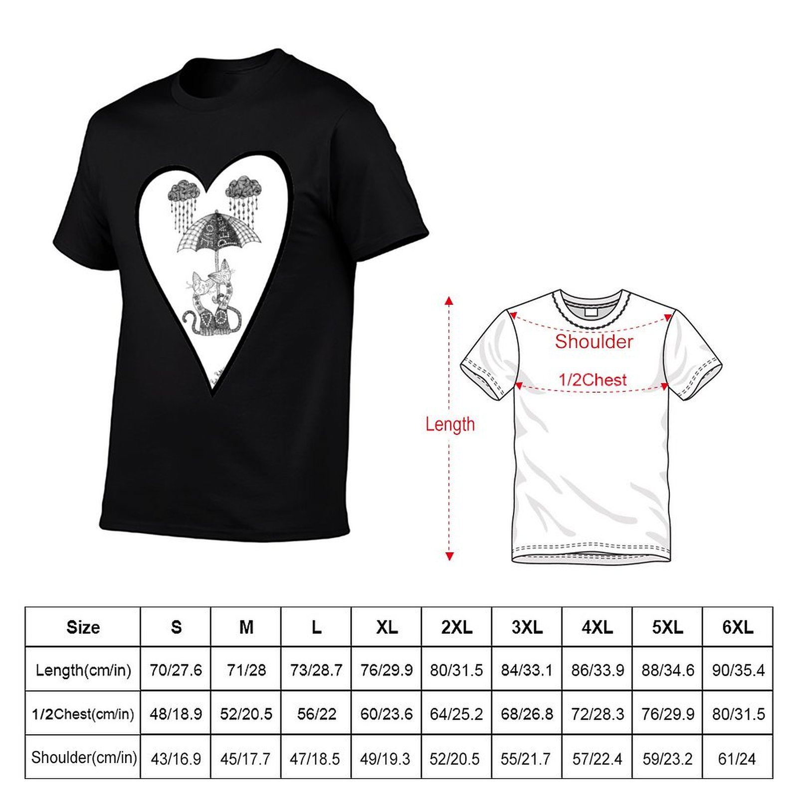Kaos Seattle Kitties under Umb - Men'S Fashion Umbrella ulasan dan harga