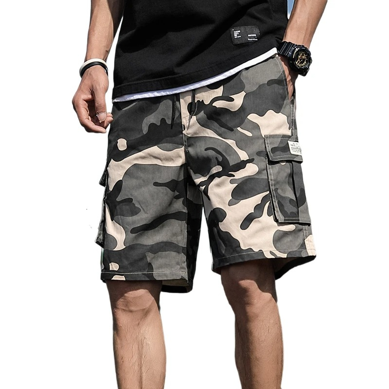 Celana Pendek Kargo Kamuflase  - Mens Fashion Camo Pants ulasan dan harga