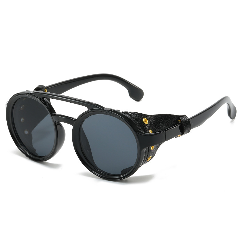 Kacamata Hitam Anti Sinar UV R - Men'S Fashion Round Glasses ulasan dan harga