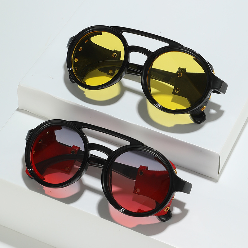 Kacamata Hitam Anti Sinar UV R - Men'S Fashion Round Glasses ulasan dan harga