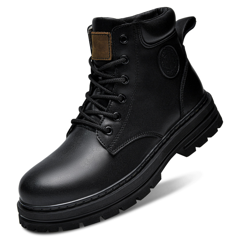 Sepatu Bot Kulit Hitam Musim D - Men'S Fashion For 30 Year Olds ulasan dan harga