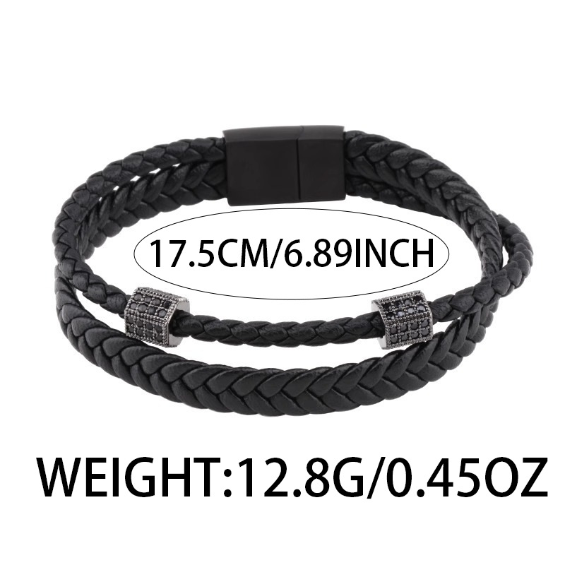 Gelang Kulit Pria Baja Anti Ka - Mens Fashion Combination ulasan dan harga
