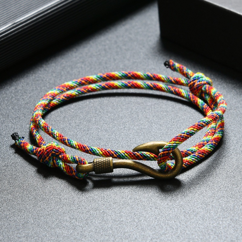 Gelang Jangkar Kait Ikan Jimat - Milan Men'S Fashion ulasan dan harga