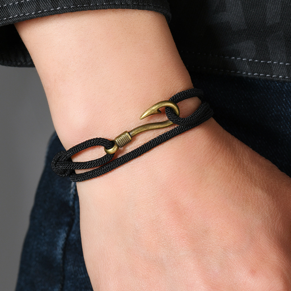 Gelang Jangkar Kait Ikan Jimat - Milan Men'S Fashion ulasan dan harga