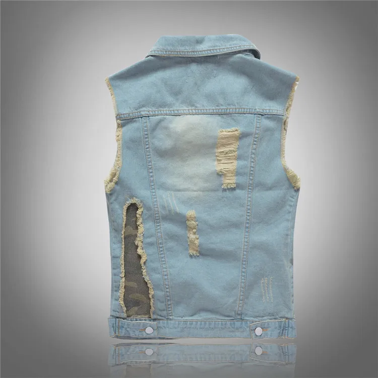 Jaket Jeans Tanpa Lengan Biru  - Men'S Fashion Vest With Jeans ulasan dan harga
