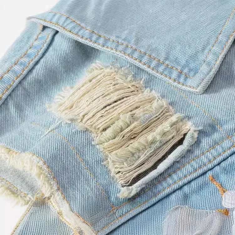 Jaket Jeans Tanpa Lengan Biru  - Men'S Fashion Vest With Jeans ulasan dan harga
