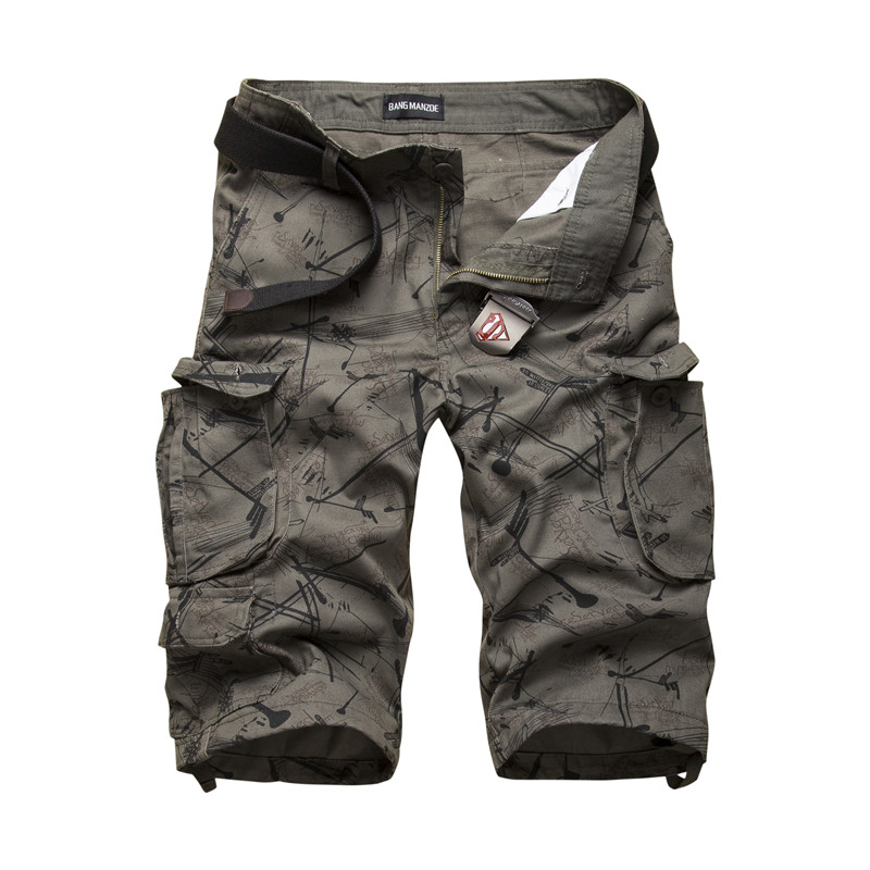 Celana Pendek Kargo Pria Sumne - Mens Fashion Camo Pants ulasan dan harga