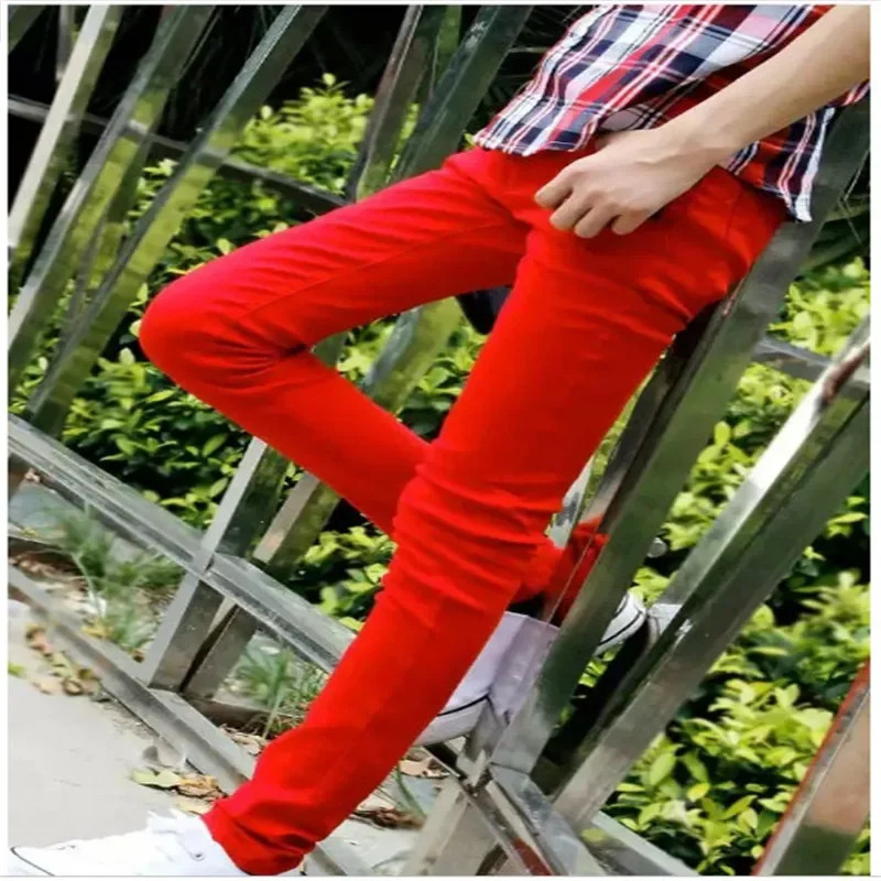 Celana Jeans Katun Solid Musim - Men'S Fashion Vest With Jeans ulasan dan harga