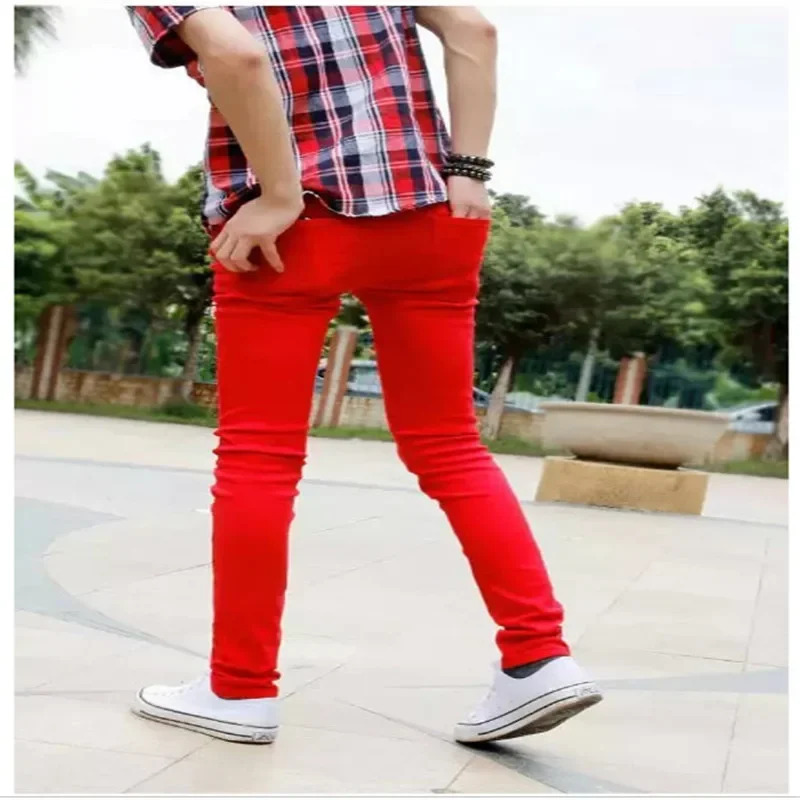 Celana Jeans Katun Solid Musim - Men'S Fashion Vest With Jeans ulasan dan harga