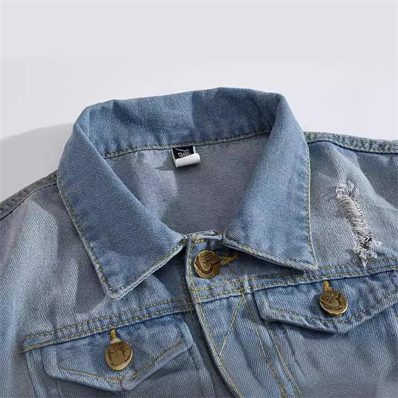 Rompi Denim Sobek Pria Model K - Men'S Fashion Vest With Jeans ulasan dan harga