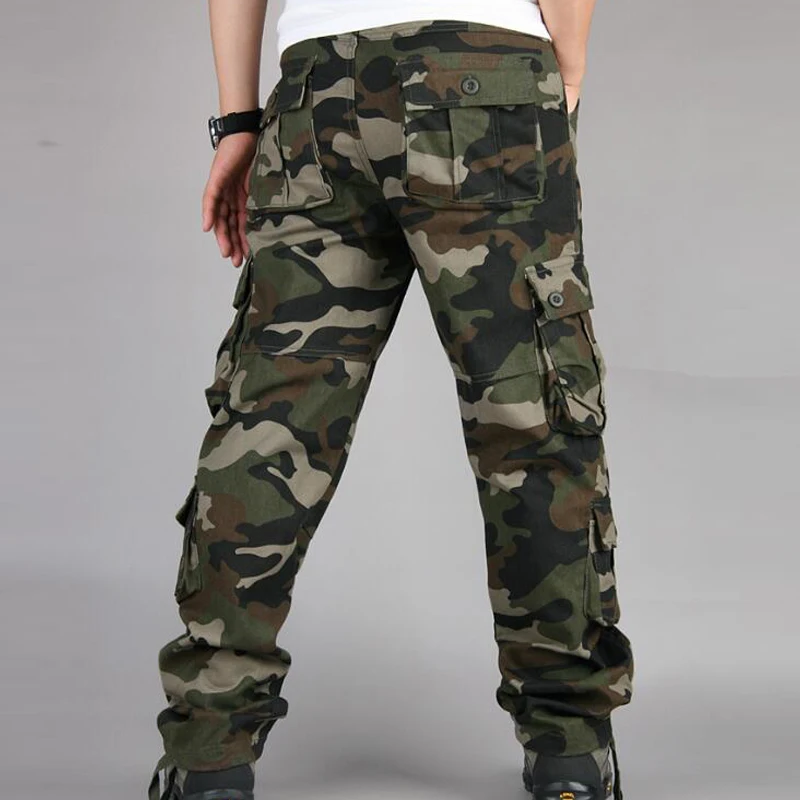 Celana Militer Kamuflase Pria  - Mens Fashion Camo Pants ulasan dan harga