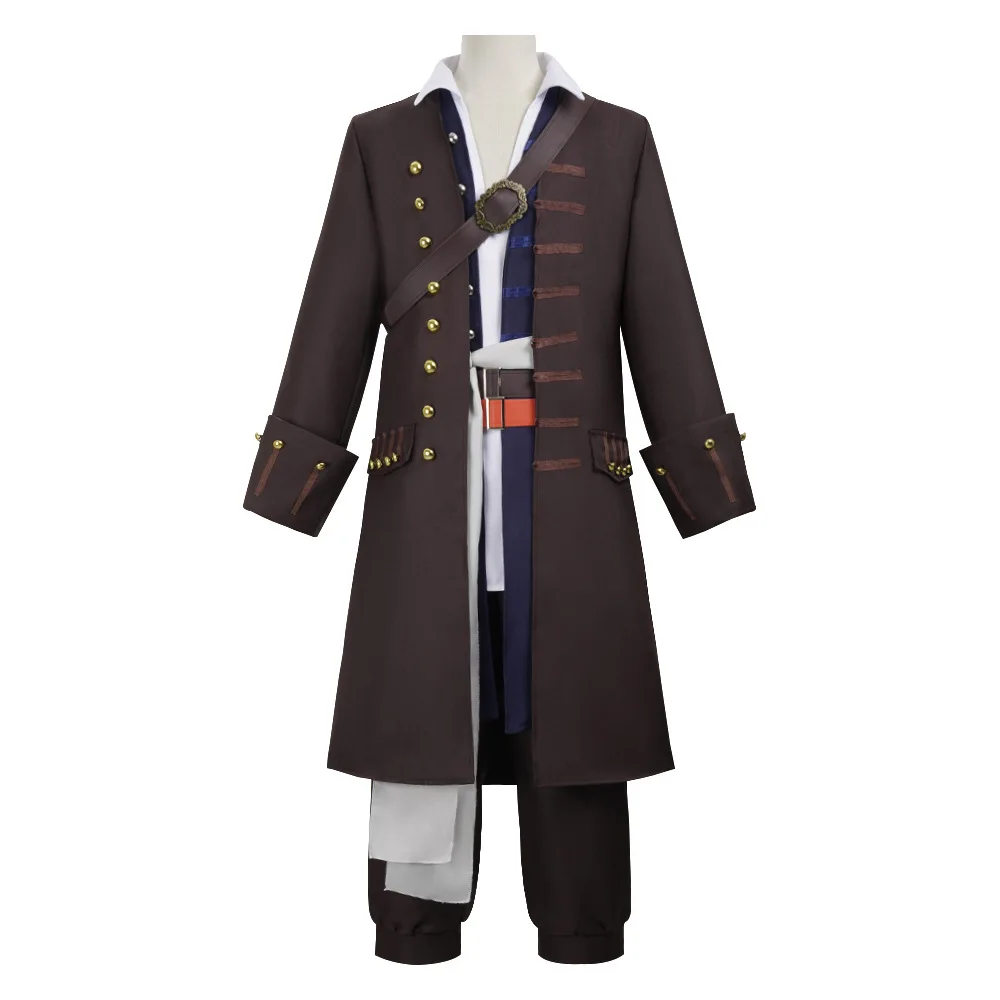 Kostum Cosplay Kapten Jack Spa - Trench Coat Men ulasan dan harga