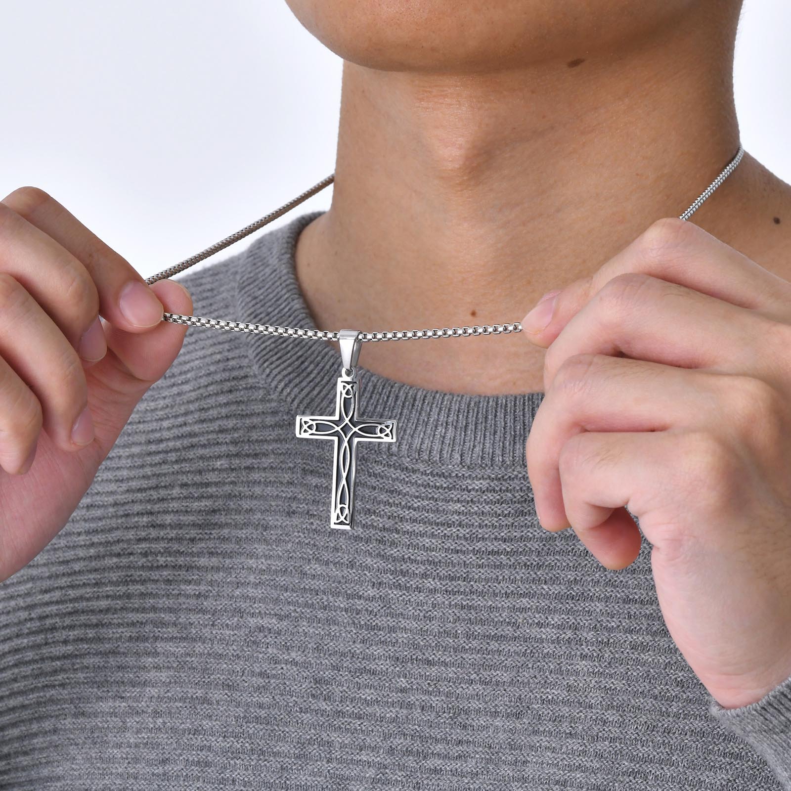 Mprainbow kalung salib etnik C - Mens Fashion In The 1930S ulasan dan harga