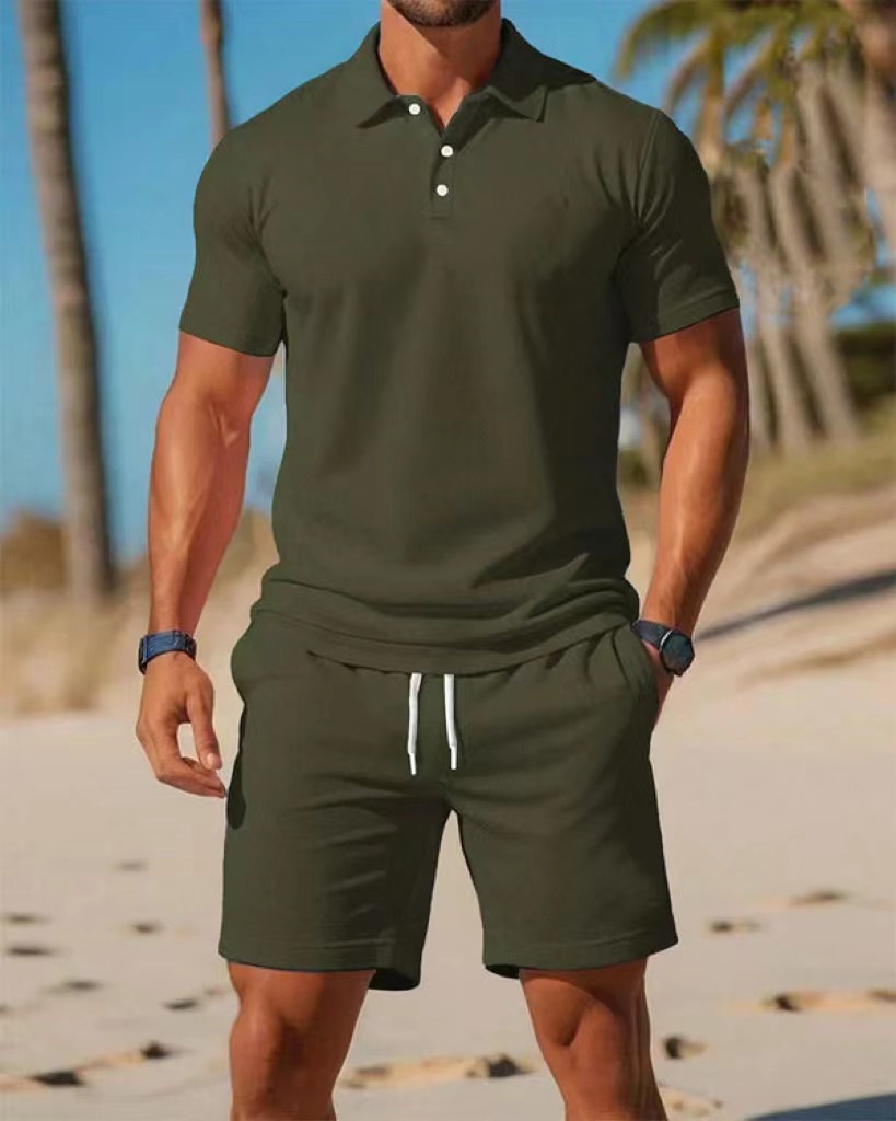 Set Kaos Polo Musim Panas Pria - Polo Shirt Slim ulasan dan harga