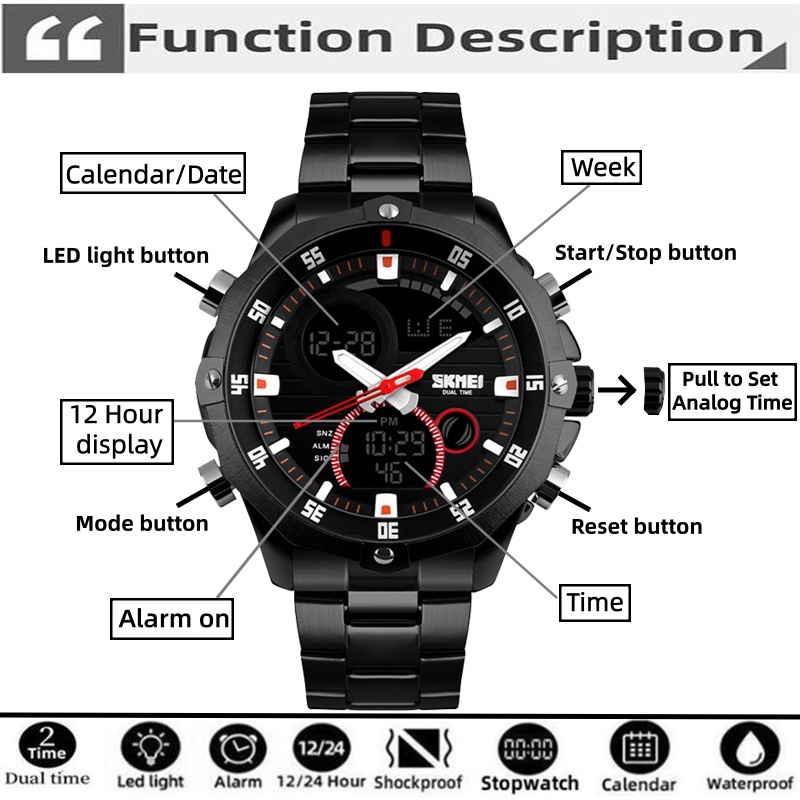 SKMEI 2016 Jam Baru Pria Merek - Men'S Fashion Zone ulasan dan harga