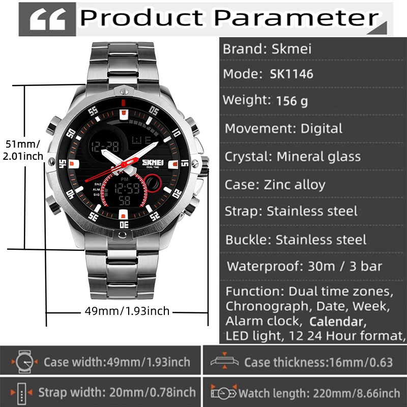 SKMEI 2016 Jam Baru Pria Merek - Men'S Fashion Zone ulasan dan harga