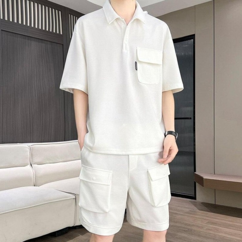 Setelan Kaos Polo Lengan Pende - Polo Shirt Slim ulasan dan harga