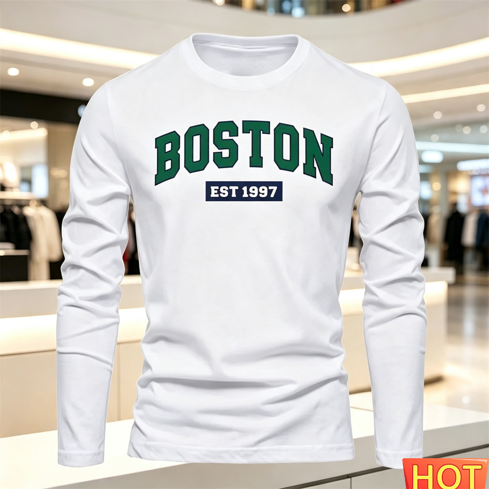 Kaos Lengan Panjang Pria Musim - Men'S Fashion ulasan dan harga