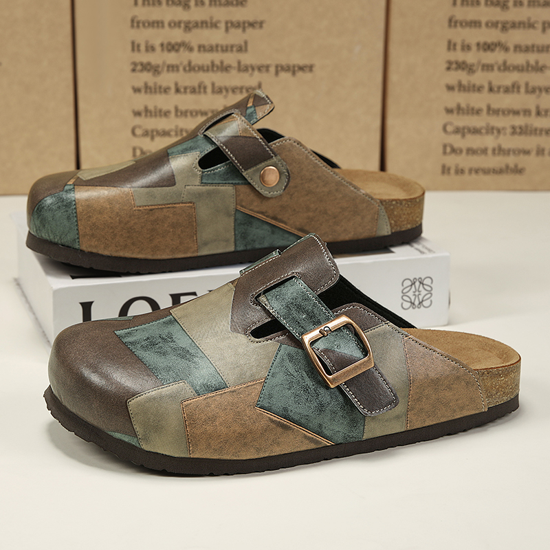 Sendal Unisex Cork Closed Toe  - Men'S Fashion For 30 Year Olds ulasan dan harga
