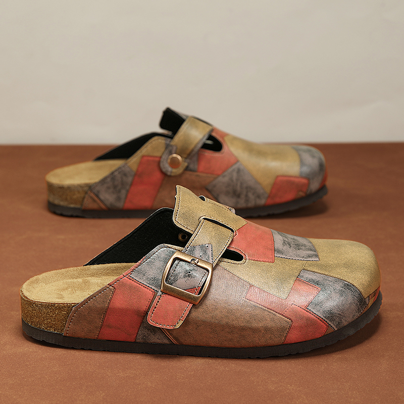 Sendal Unisex Cork Closed Toe  - Men'S Fashion For 30 Year Olds ulasan dan harga