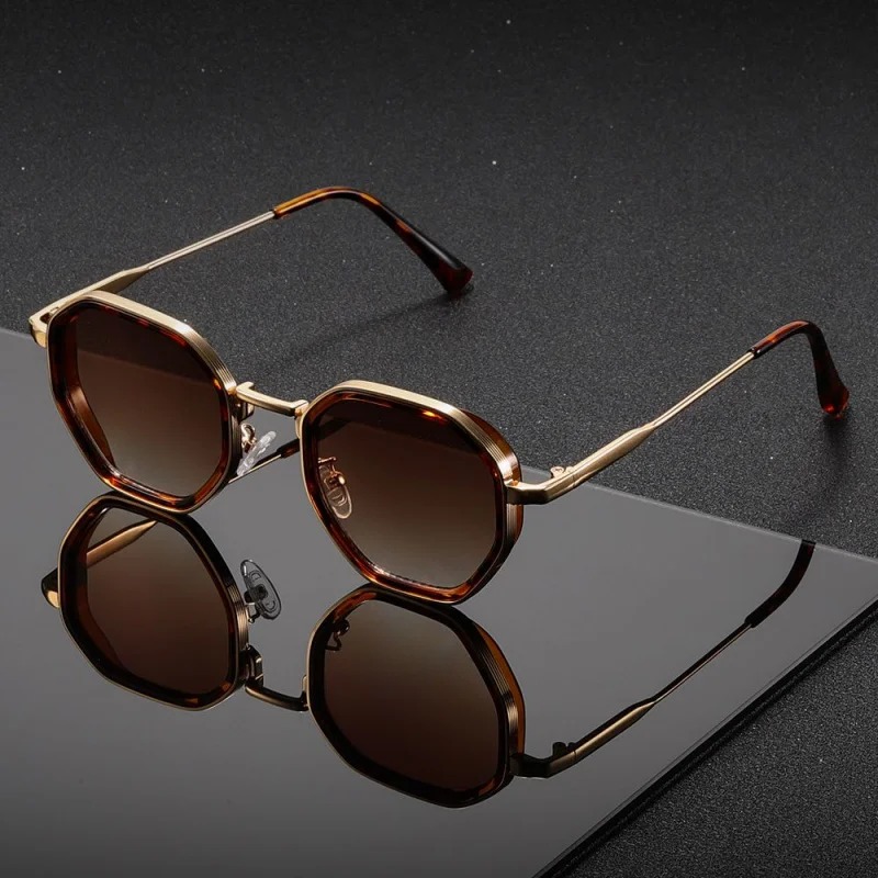 1 Pasang Kacamata Hitam Modis  - Men'S Fashion Round Glasses ulasan dan harga