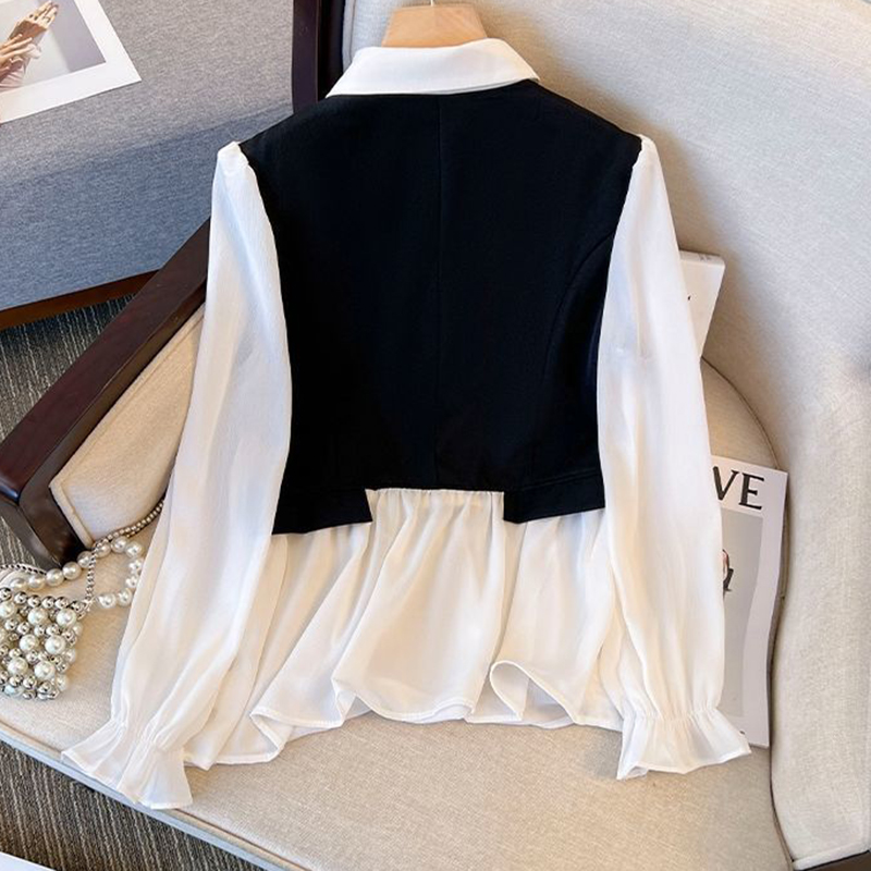 Setelan baju sifon Korea, sete - Polo Shirt Slim ulasan dan harga
