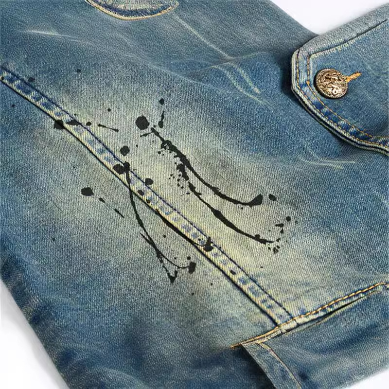 Jaket Jeans Tanpa Lengan Biru  - Men'S Fashion Vest With Jeans ulasan dan harga