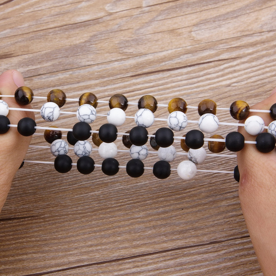 TYO gelang manik-manik batu al - Mens Fashion Combination ulasan dan harga