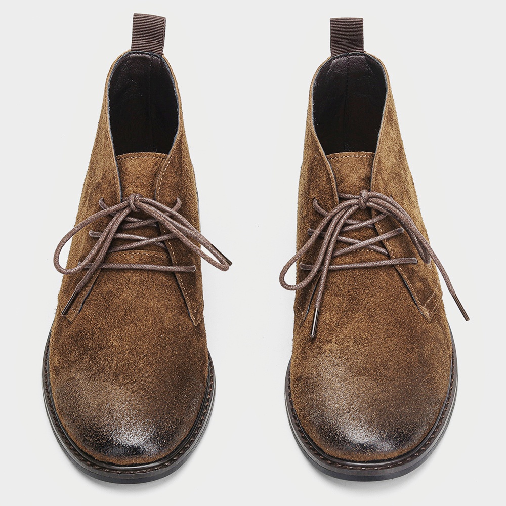 Sepatu Bot Kulit Retro Nyaman  - Men'S Fashion Model ulasan dan harga