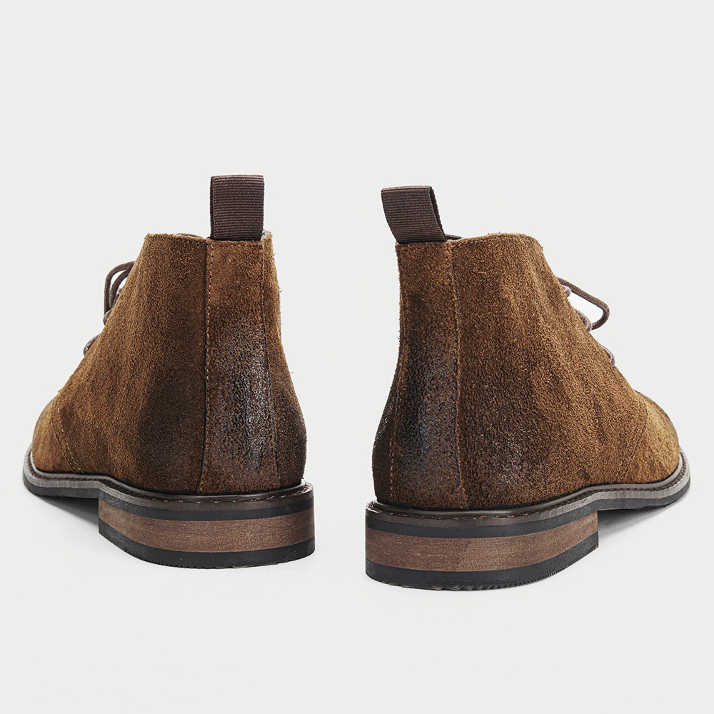 Sepatu Bot Kulit Retro Nyaman  - Men'S Fashion Model ulasan dan harga