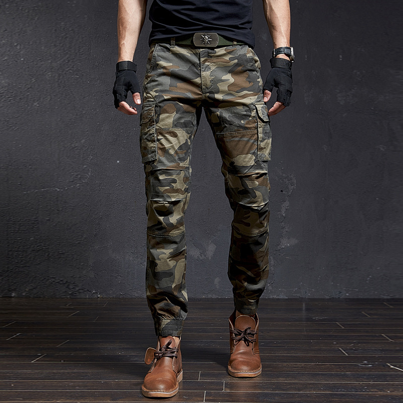 Celana kargo taktis pria, cela - Mens Fashion Camo Pants ulasan dan harga