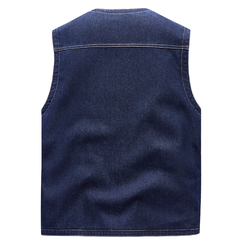 Rompi Jeans Pria Pakaian Luar  - Men'S Fashion Vest With Jeans ulasan dan harga
