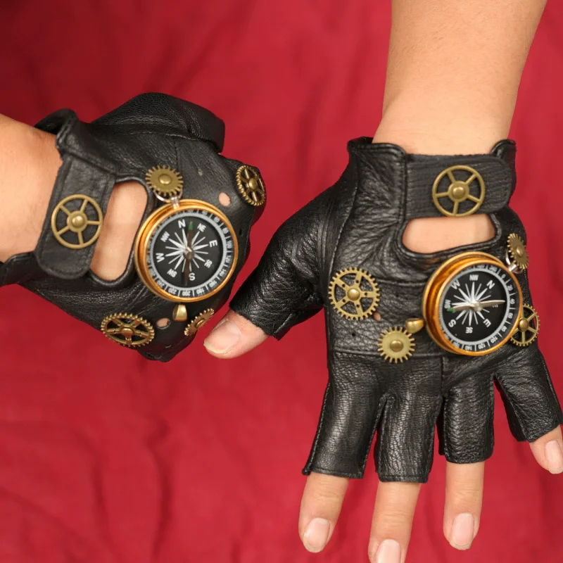 Sarung Tangan Tanpa Jari Kulit - Men'S Fashion Gloves ulasan dan harga