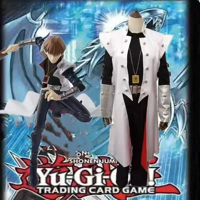 Seto Kaiba Kostum Cosplay Game - Trench Coat Men ulasan dan harga